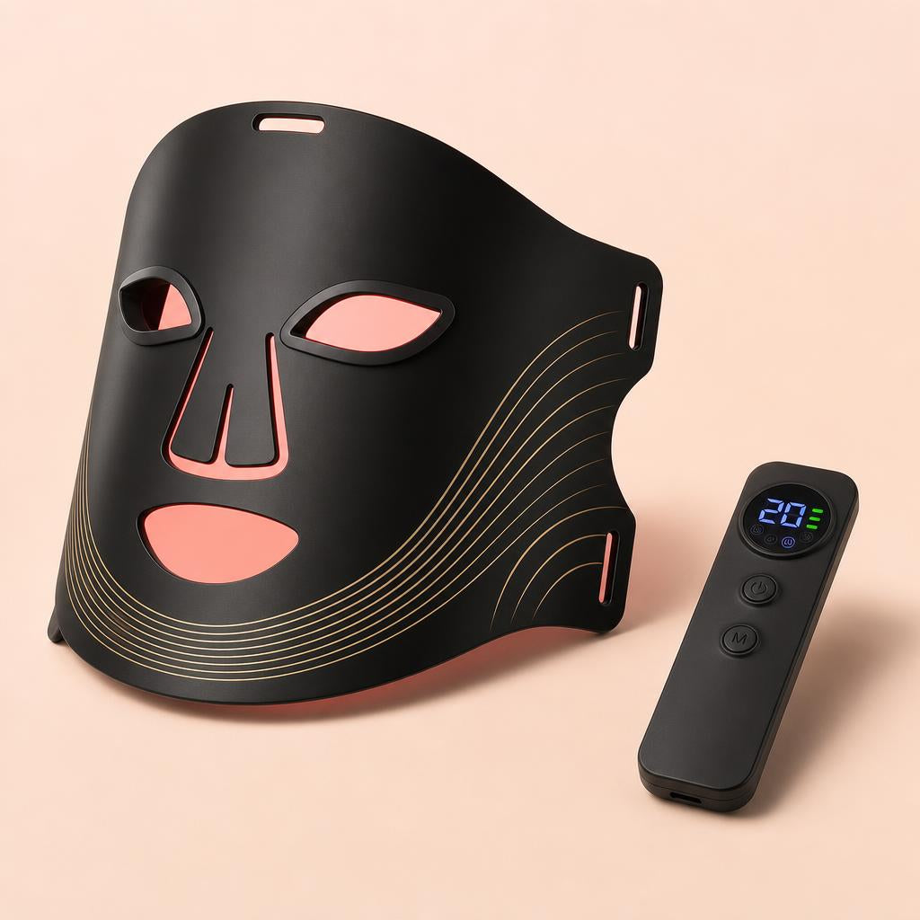 LUMIVAE LED Light Therapy Mask with wireless remote